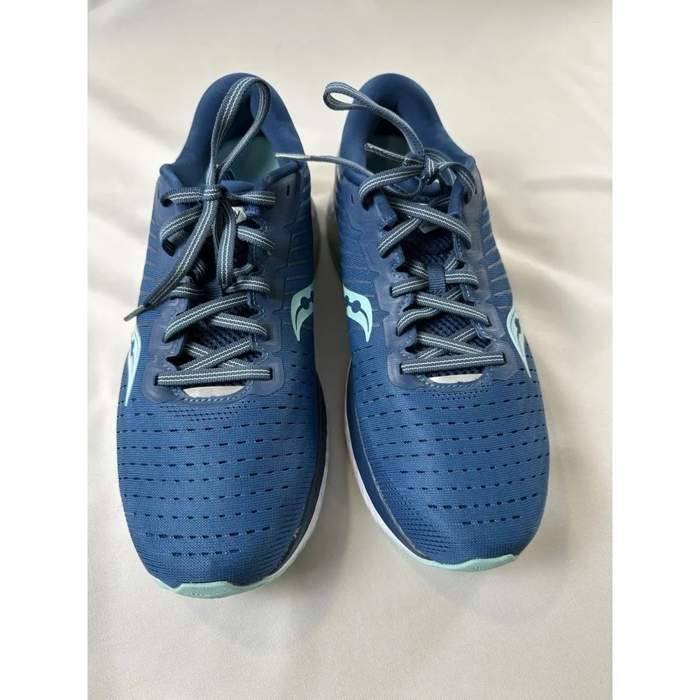 Saucony Womens Guide 13 S10549-25‎ Aqua Blue Running Shoes Sneakers Size 10 EUC